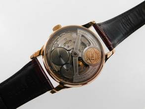 Thumbnail von IWC Portugieser Automatik Portuguese 18 Karat Rosegold 42mm mit großer Faltschließe im Neu Zustand 7 Tages Werk Kaliber C 51010 mit Glasboden wie Neu 42 mm