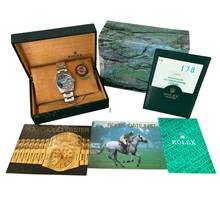 Thumbnail von Rolex Datejust 36 16220 Soleil blue romans dial Full Set