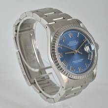 Thumbnail von Rolex Datejust 36 16220 Soleil blue romans dial Full Set