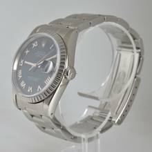 Thumbnail von Rolex Datejust 36 16220 Soleil blue romans dial Full Set