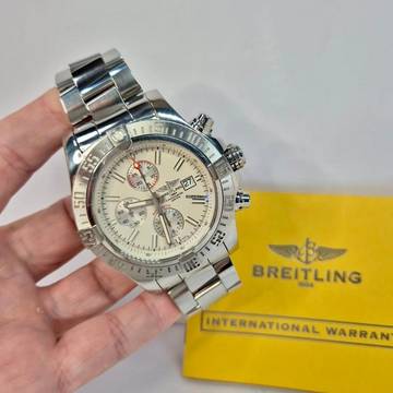  Breitling Super Avenger II Il 48mm XXL Full Steel Automático Completo 