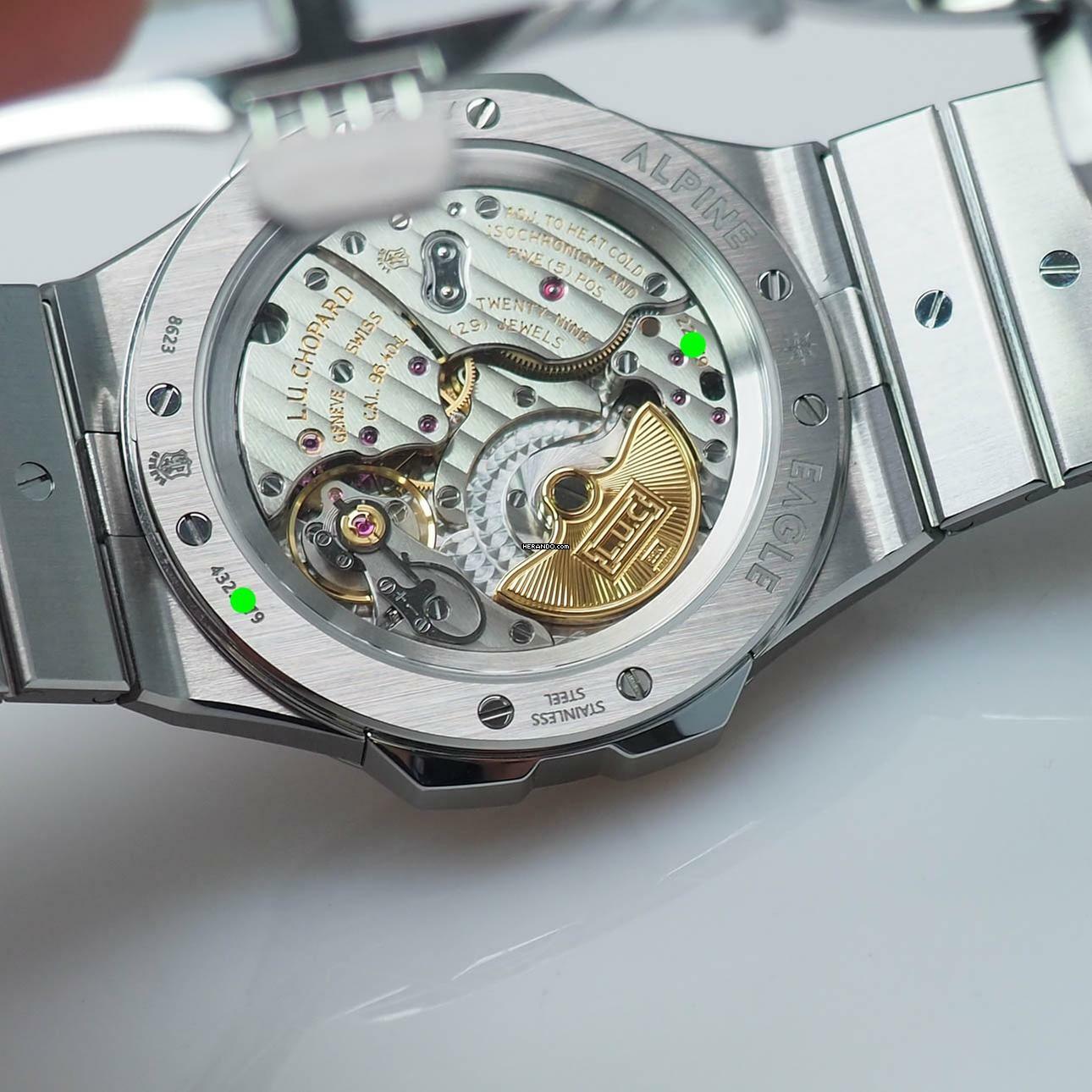 Thumbnail von Chopard Alpine Eagle Xps Chronometre Salmon dial Stahl Box+Papiere Full Set from 1.owner