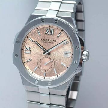  Chopard Alpine Eagle Xps Chronometre Salmon dial Stahl Box+Papiere Full Set from 1.owner 