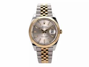 Thumbnail von Rolex Datejust 41 Edelstahl Gelbgold Ref. 126333 Silber Jubile-Band