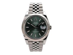 Thumbnail von Rolex Datejust 41 Edelstahl Weißgold 126334 Mint Green Jubile-Band
