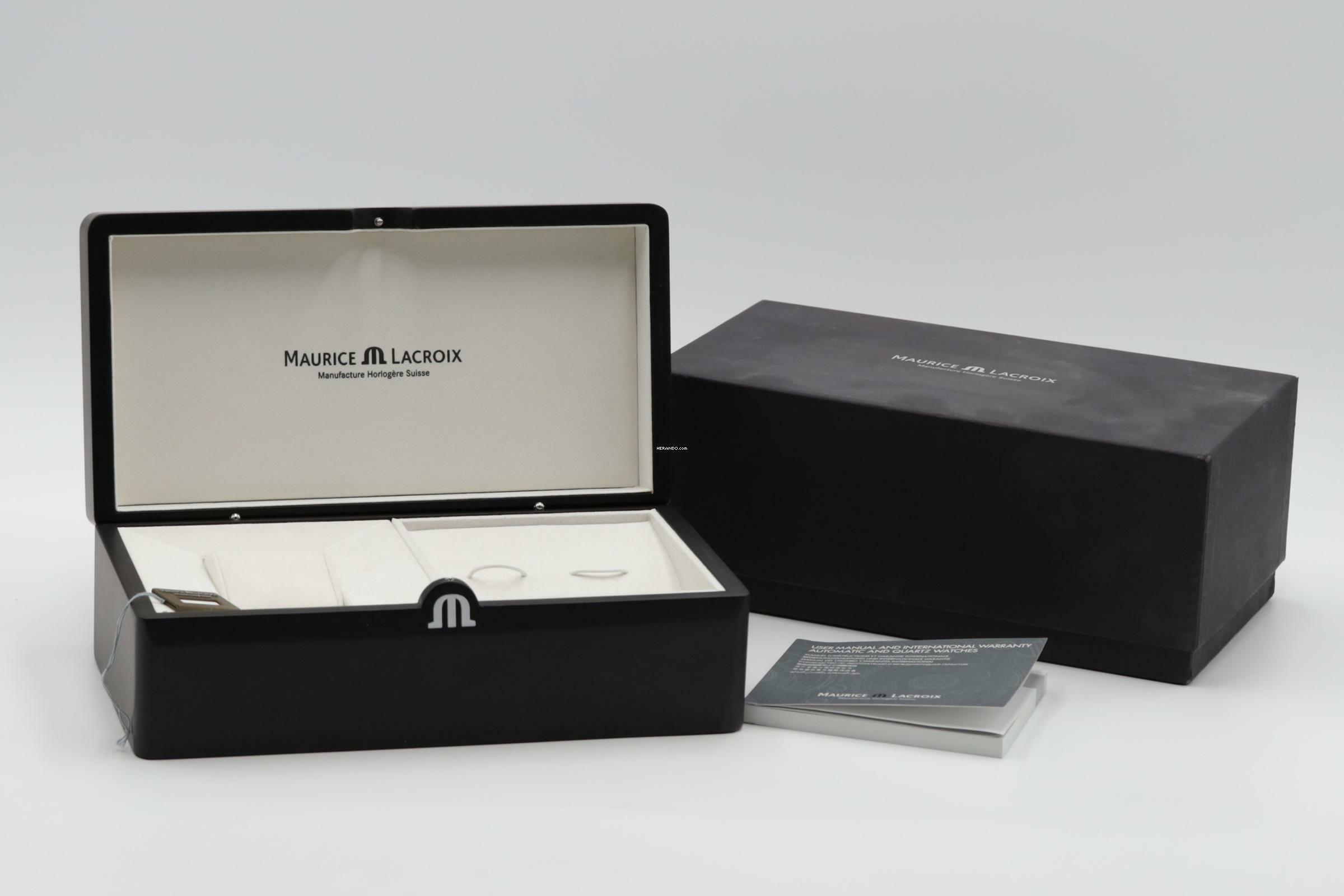 Thumbnail von Maurice Lacroix AIKON Automatic Stahl Chronograph Ref. AI6038-SS002-4301 B&P