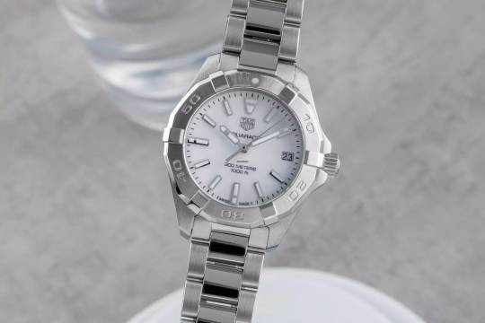  TAG Heuer Aquaracer Lady Stahl MOP Dial Damenuhr Ref.WBD1311.BA0740 B&P 2018 