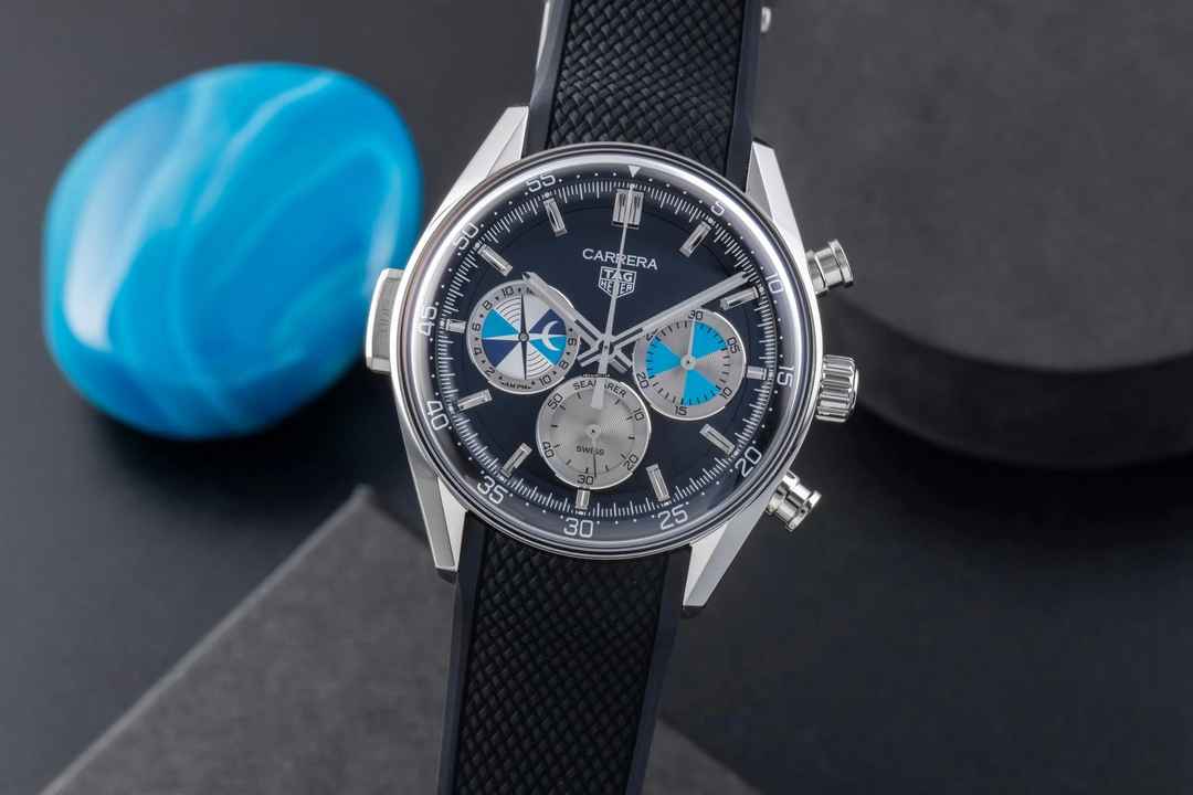  TAG Heuer Carrera Chronograph Seafarer Hodinkee Ref. CBS2014.FT6293 B&P 2024 