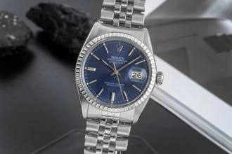 Thumbnail von Rolex Datejust 36 Blue Dial Edelstahl Automatik Herrenuhr Ref. 16030 Klassiker