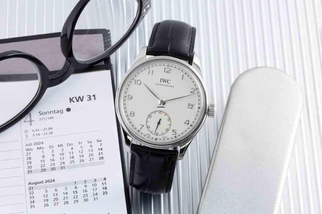  IWC Portugieser Handaufzug 8 Tage Handaufzug Stahl Herrenuhr Ref. IW510203 