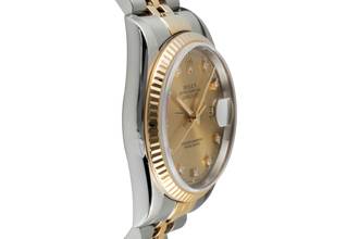 Thumbnail von Rolex Datejust 36 Stahl / Gold Diamond Dial Automatik Herren Ref. 16233 S-Serie