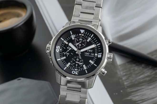  IWC Aquatimer Chronograph Stahl Automatik Herrenuhr Ref. IW376804 