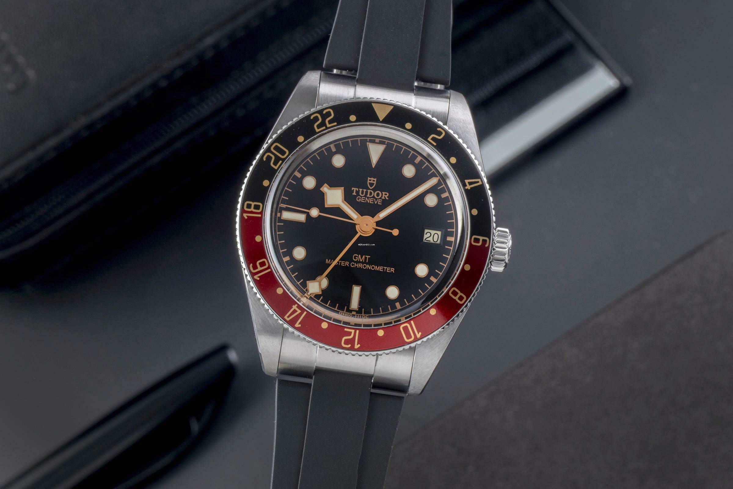  Tudor Black Bay GMT Stahl Automatik Herrenuhr Ref. 7939G1A0NRU B&P 2024 