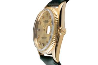 Thumbnail von Rolex Datejust 36 18K Gold (0,750) Automatik Herrenuhr Ref. 1601 Klassiker