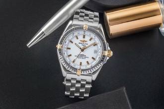 Thumbnail von Breitling Windrider Wings Stahl / Gold Automatik Herrenuhr Ref. B10350 B&P 2001