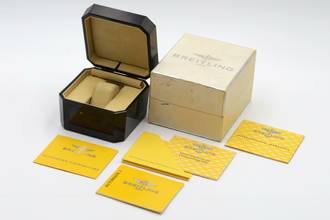 Thumbnail von Breitling Windrider Wings Stahl / Gold Automatik Herrenuhr Ref. B10350 B&P 2001