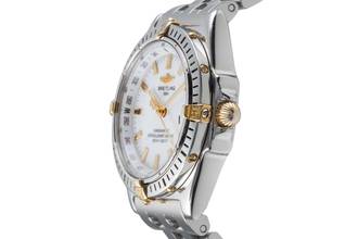 Thumbnail von Breitling Windrider Wings Stahl / Gold Automatik Herrenuhr Ref. B10350 B&P 2001