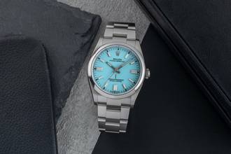 Thumbnail von Rolex Oyster Perpetual 36 Tiffany Automatik Stahl Herren Ref. 126000 B&P 2023