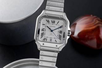 Thumbnail von Cartier Santos de Cartier Stahl Automatik Herrenuhr Ref. WSSA0009
