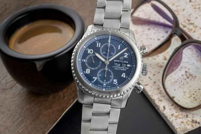  Breitling Navitimer 8 Chronograph Automatik Stahl Ref. A13314 Box & Papiere 2019 