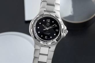 Thumbnail von TAG Heuer Kirium Edelstahl Black Dial Quarz Herrenuhr Ref. WL111D