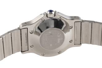 Thumbnail von Cartier Santos Ronde GM Octagon Automatik Edelstahl Herrenuhr Medium Ref. 2965