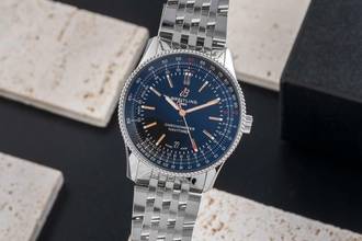 Thumbnail von Breitling Navitimer 41 Edelstahl Automatik Herrenuhr Ref. A17326241B1A1 B&P
