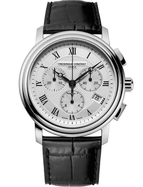  Frederique Constant Classics Chronograph FC-292MC4P6 Herrenuhr Classic Chrono 40mm 6ATM 