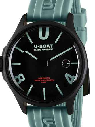  U-Boat 9526/B Darkmoon Aqua IPB Herrenuhr 44mm 5ATM 