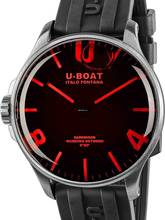 Thumbnail von U-Boat 8465/B Darkmoon Red SS Herrenuhr 44mm 5ATM