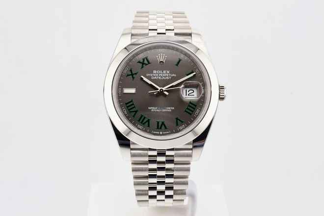  Rolex Datejust 41 Wimbledon Dial Jubilee - Unworn - With Box And Papers - 126300 2022 