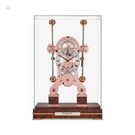 The Navigator – Rhodinierte 8-Tage-Tischuhr