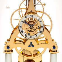 Thumbnail von Tischuhr NT 10 – Vergoldete Skelettuhr