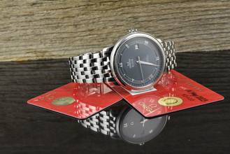 Thumbnail von Omega De Ville Prestige Co-Axial 39.5MM Vintage Blue Automatik B&P