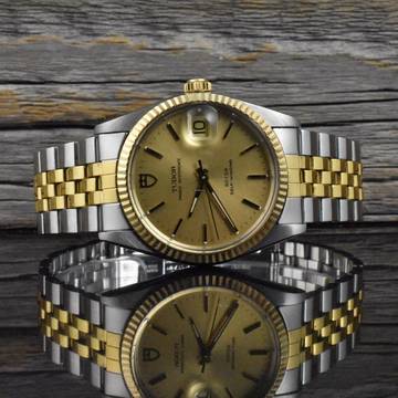 Tudor Prince Oysterdate 75203 by Rolex Vintage Automatic Stahl / Gold - 1989 