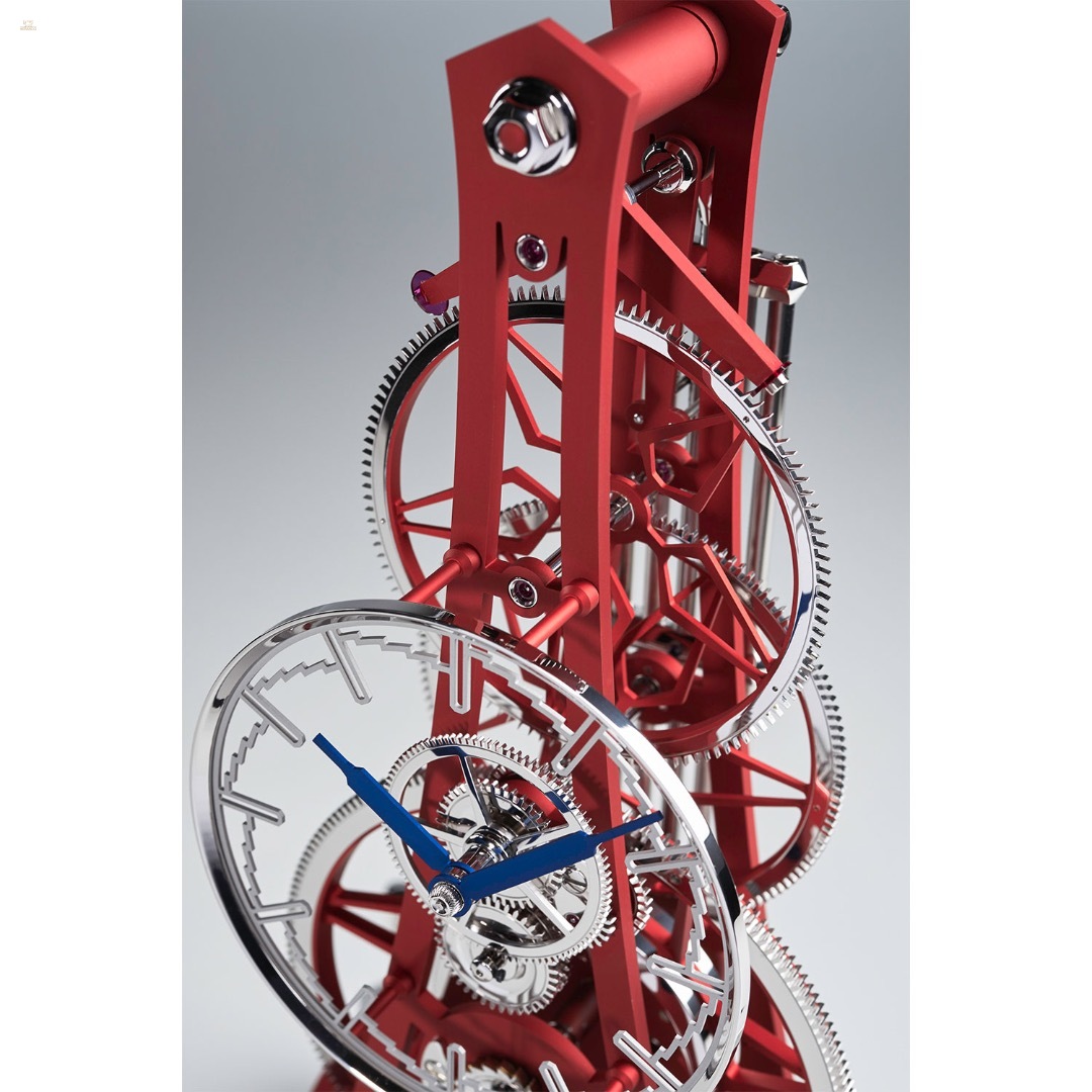 Thumbnail von NT 8 GT – Rote Design-Tischuhr