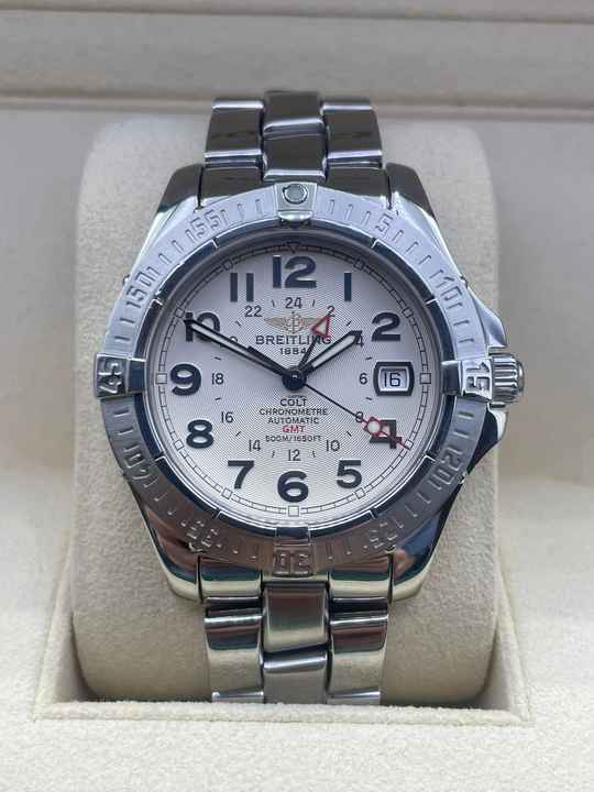  Breitling Superocean WHITE Dial Automatic 42mm like NEW 1.500M Water Resistant 