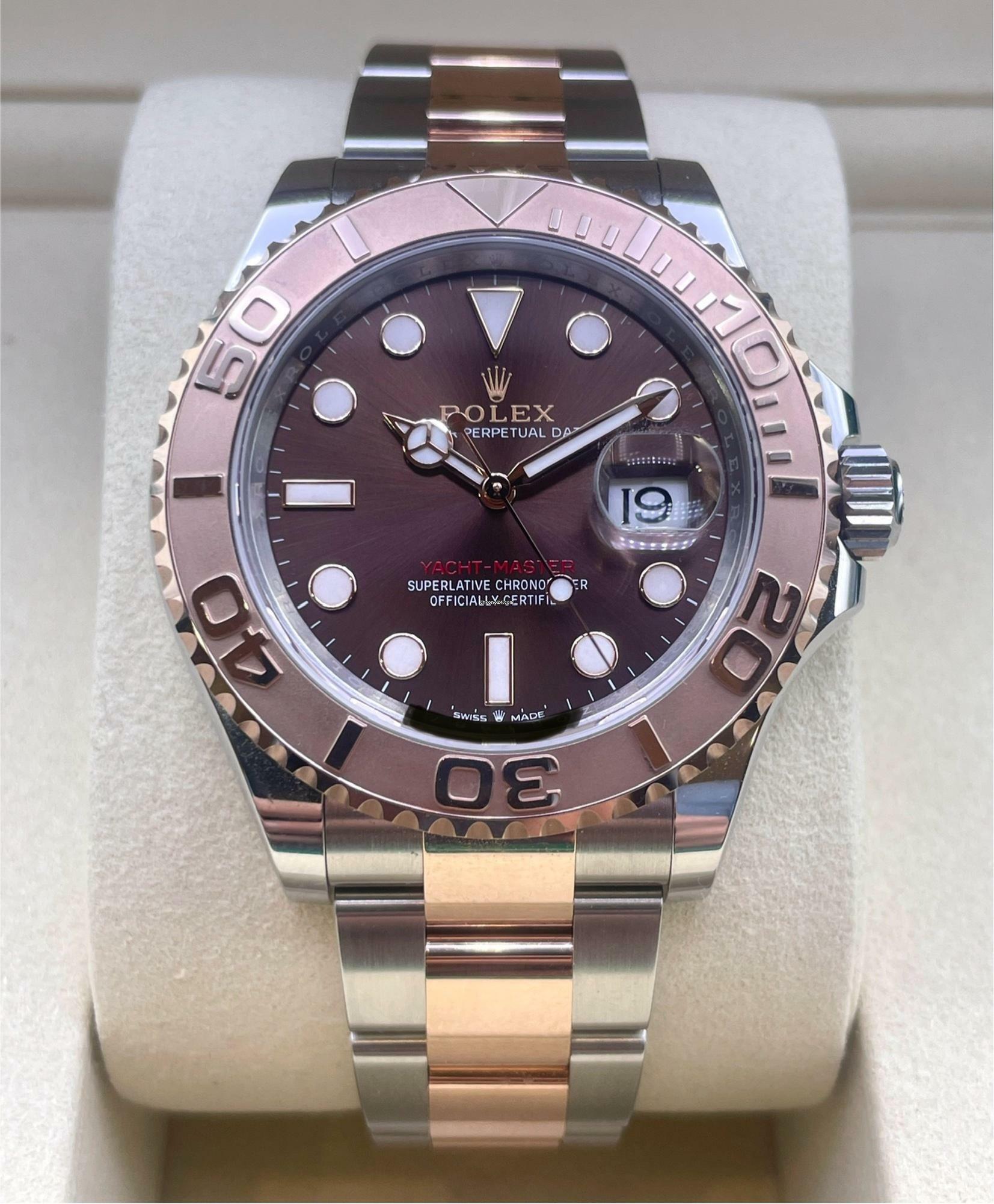  Rolex Yacht-Master 40 Steel/Rose Chocolate Dial NEW,UNWORN 11/2025 FULL SET+First buying receipt Lc Austria 
