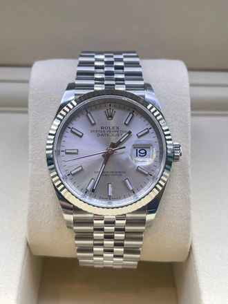  Rolex Datejust 36 Jubilee SILVER Dial FULL SET-BOX+PAPERS NEW-2025 first buying receipt LC Austria 