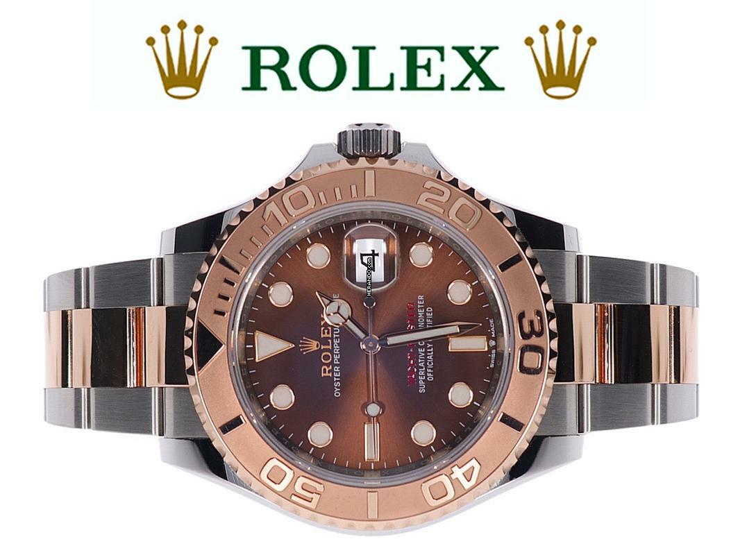 Rolex Yacht-Master 40 WIE NEU - Chocolate Dial