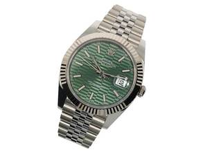 Thumbnail von Rolex Datejust 41 LC100 - UNGETRAGEN - grünes Fluted-Motif Dial-Jubilee