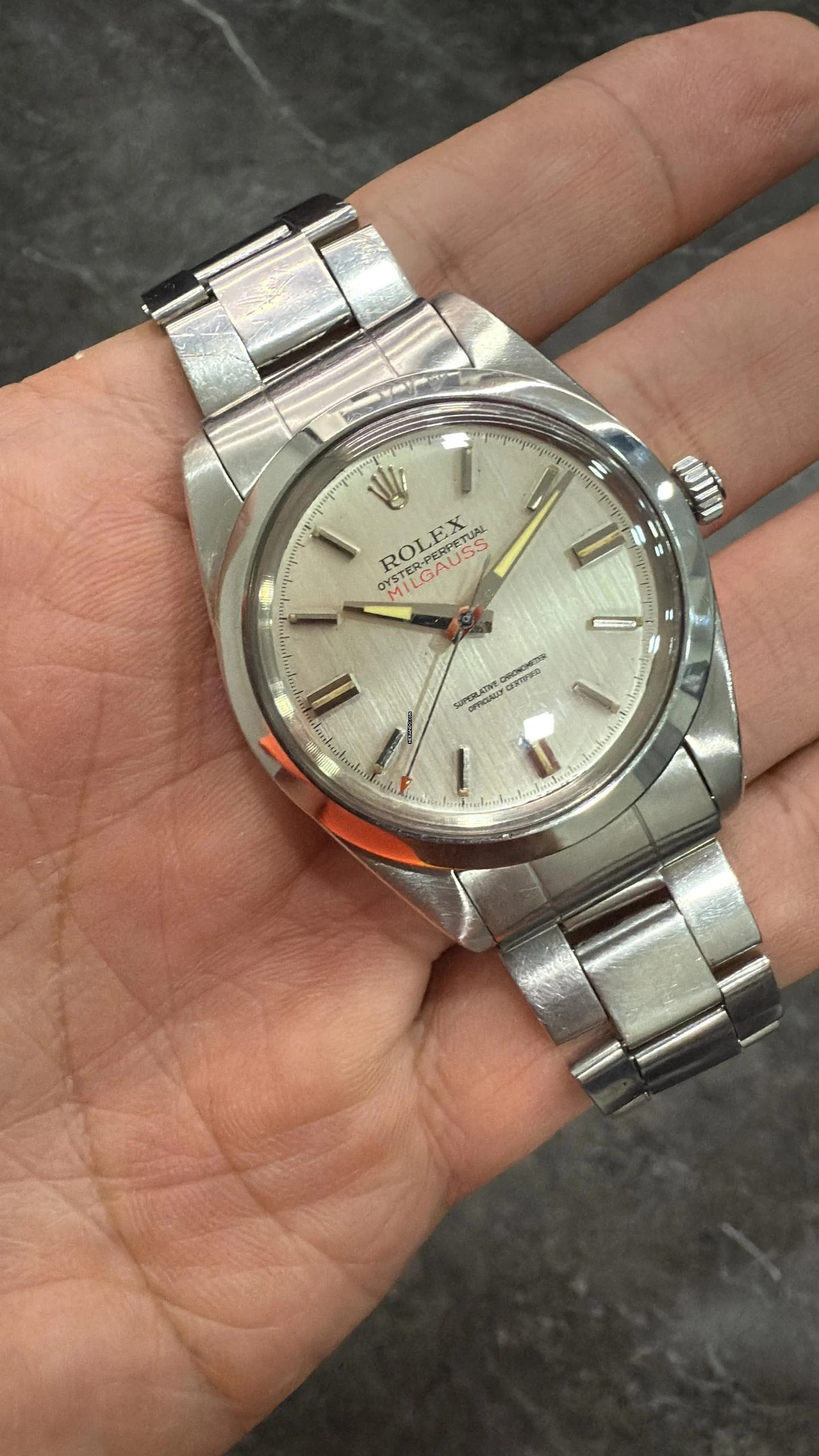 Rolex Milgauss Black Dial Full Set Double Papers + RSC Paper!