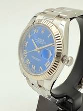 Thumbnail von Rolex Datejust 41 Blue dial top condition Full Set 2021 Austria