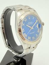 Thumbnail von Rolex Datejust 41 Blue dial top condition Full Set 2021 Austria