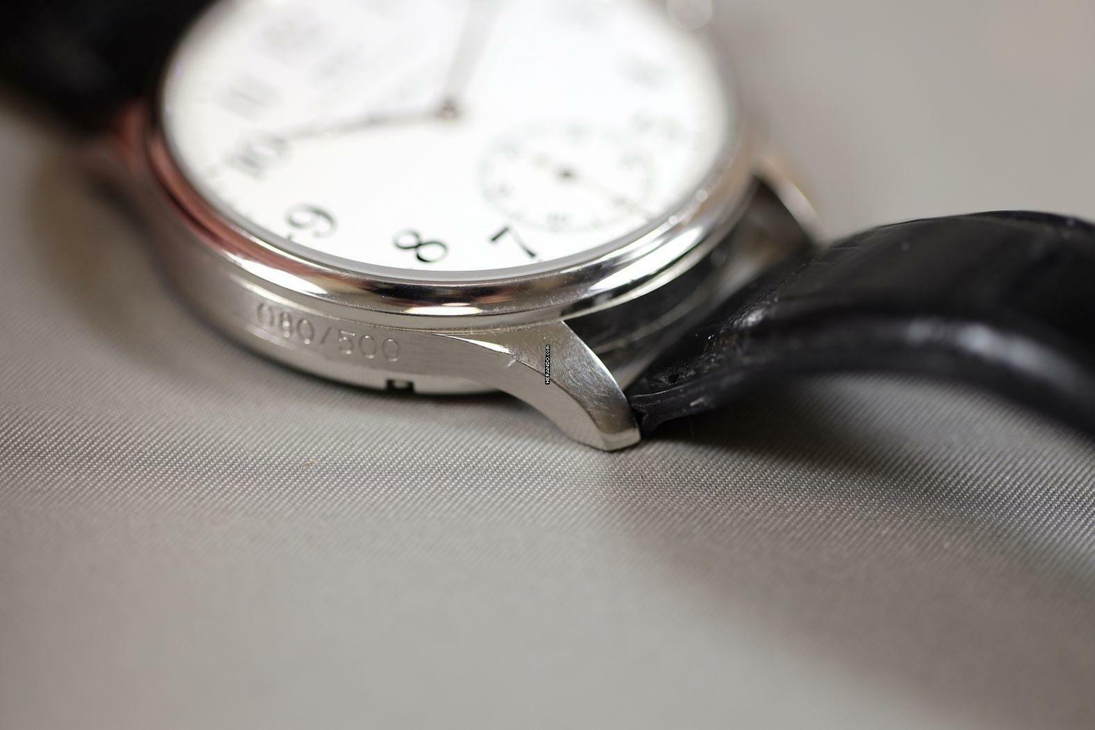 Thumbnail von IWC Portugieser Handaufzug F.a. Jones Portuguese Limited Edition 80/500 PLATINUM
