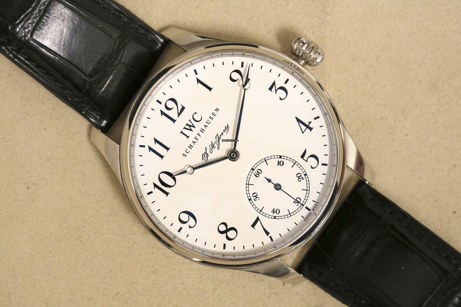 IWC Portugieser Handaufzug F.a. Jones Portuguese Limited Edition 80/500 PLATINUM