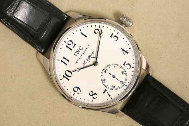  IWC Portugieser Handaufzug F.a. Jones Portuguese Limited Edition 80/500 PLATINUM 