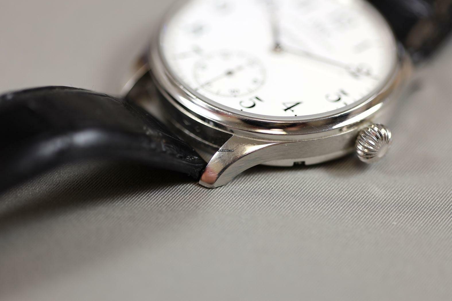 Thumbnail von IWC Portugieser Handaufzug F.a. Jones Portuguese Limited Edition 80/500 PLATINUM