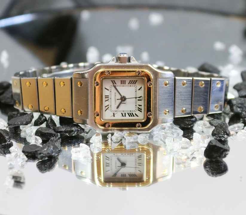  Cartier Santos Automatik Stahl/Gold 