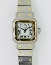 Thumbnail von Cartier Santos Automatik Stahl/Gold